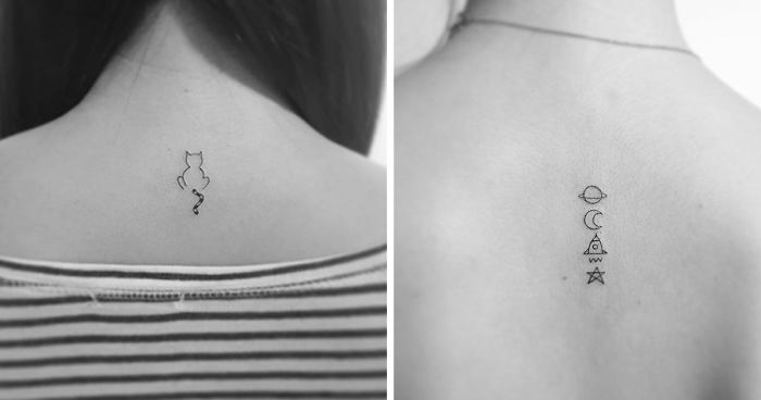40 minimalista tetoválás egy koreai művésztől