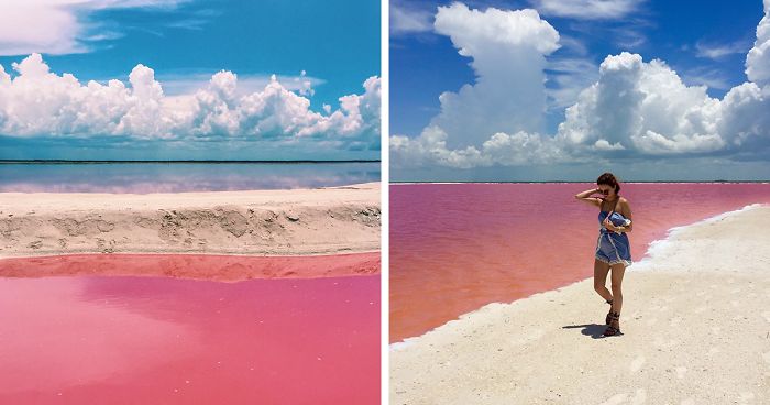 Egy különleges természeti csoda: a mexikói Rózsaszín Lagúna