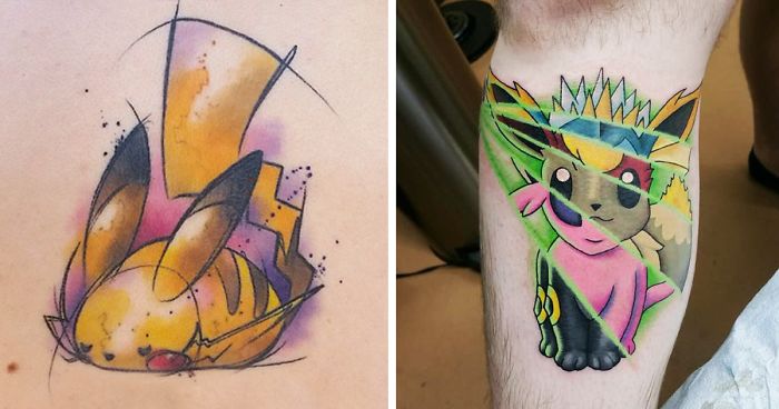 Pokémon tetoválások az igazi fanatikusoknak