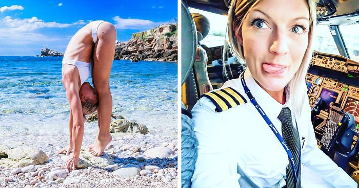 Ez a svéd pilótanő igazán élvezi az életet