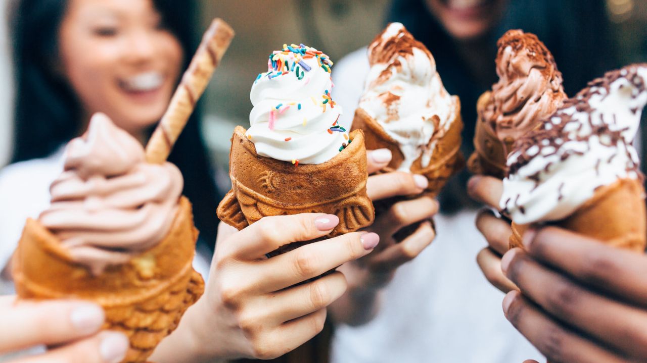 Hal formájú fagylalt tölcsér – persze, hogy japán dolog