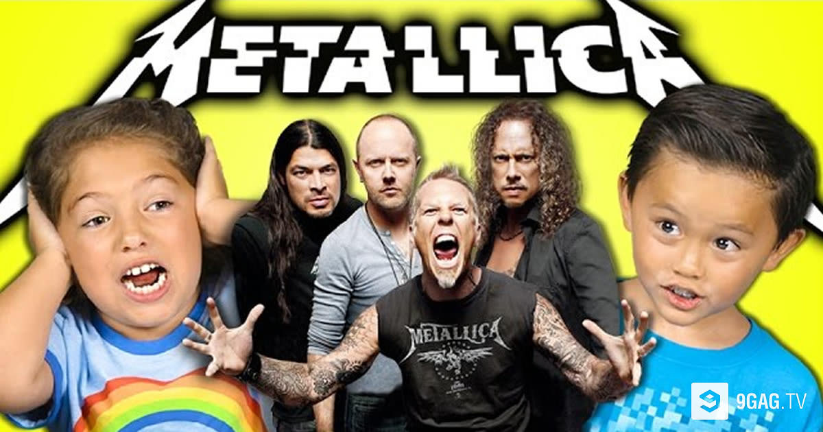Így reagálnak a gyerekek a Metallica-ra