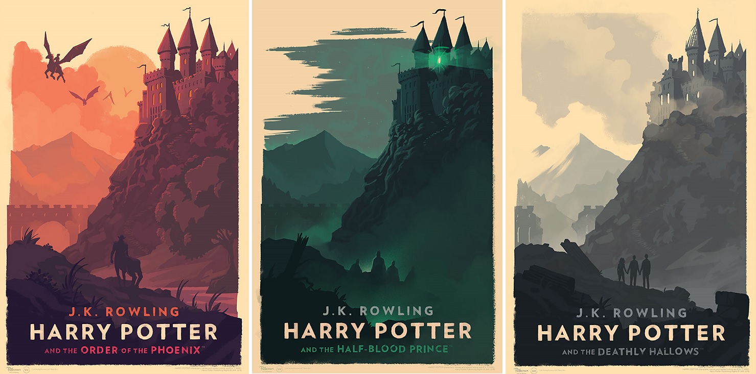 Szuper minimalista borítók a Harry Potter-sorozathoz