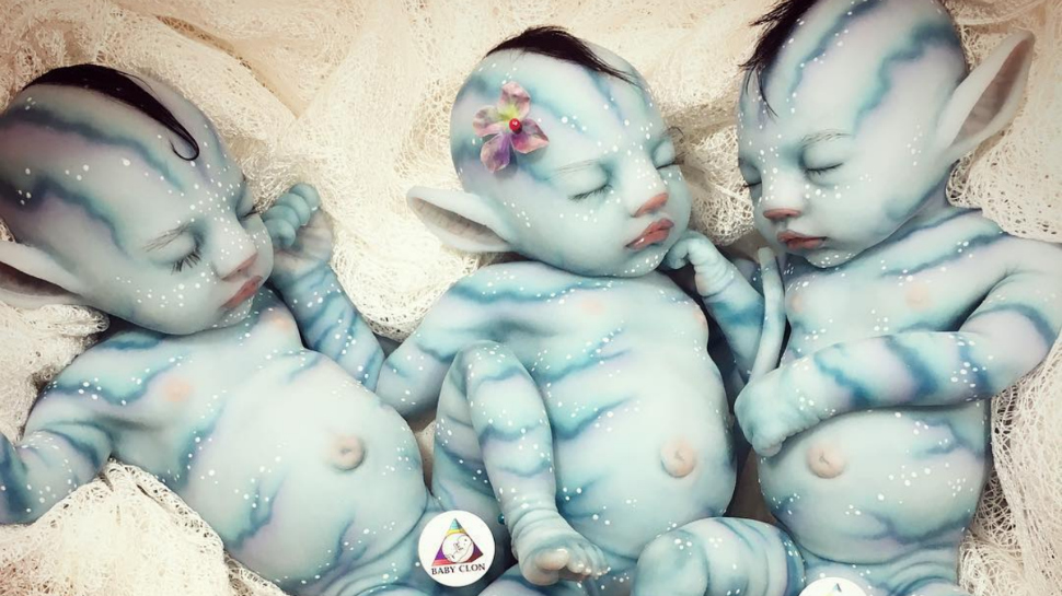 Rémisztően élethű Avatar-babák