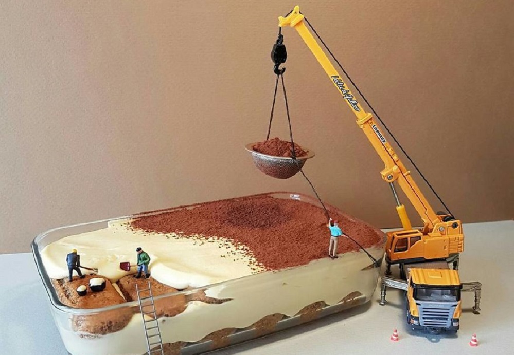 Egy olasz cukrász miniatűr világokat épít süteményből
