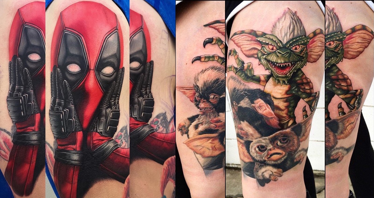Ez a tetováló srác lehet a film-, sorozat- és képregény-rajongók kedvence