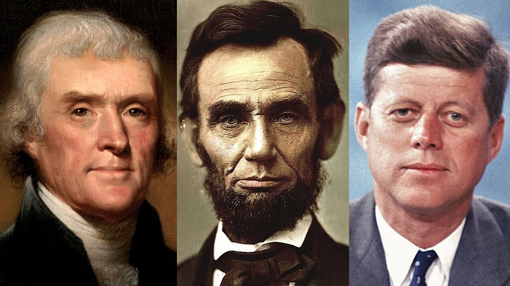Egy videó, amelyben sorban láthatjuk az amerikai elnökök portréit