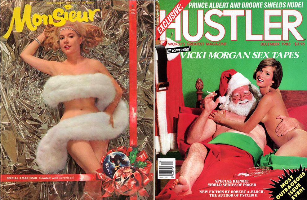 Így néztek ki a férfimagazinok karácsonyi változatai 1940 és 1990 között