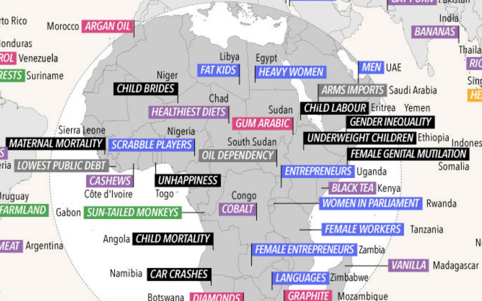 Melyik ország miben a legjobb? Ez a térkép most megmutatja!