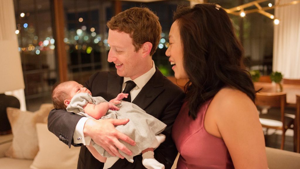 Mark Zuckerberg és felesége ismét kislányt várnak