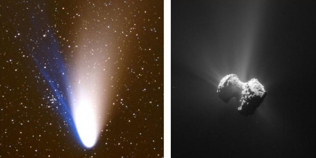 Ilyet még a tudósok sem láttak: hegyomlás volt egy üstökösön