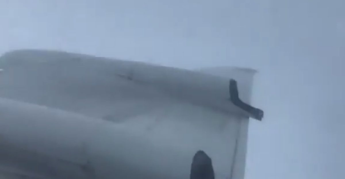 Videó: egyenesen a hurrikán szemébe repültek, ezt látták a gépről