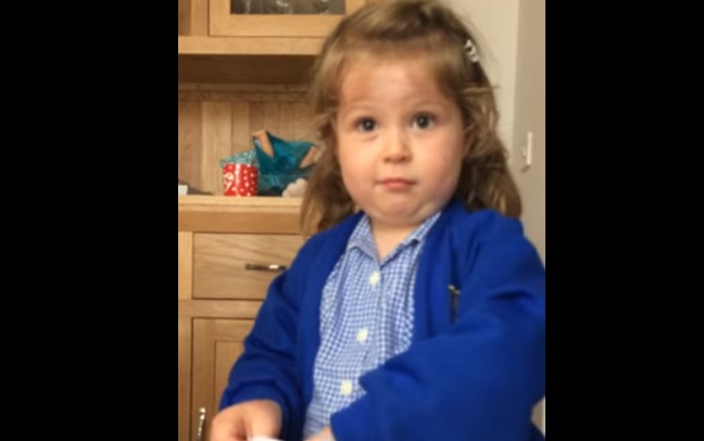 Iszonyatosan kiakadt a kislány, mikor megtudta, hogy húga helyett öccse lesz – videó