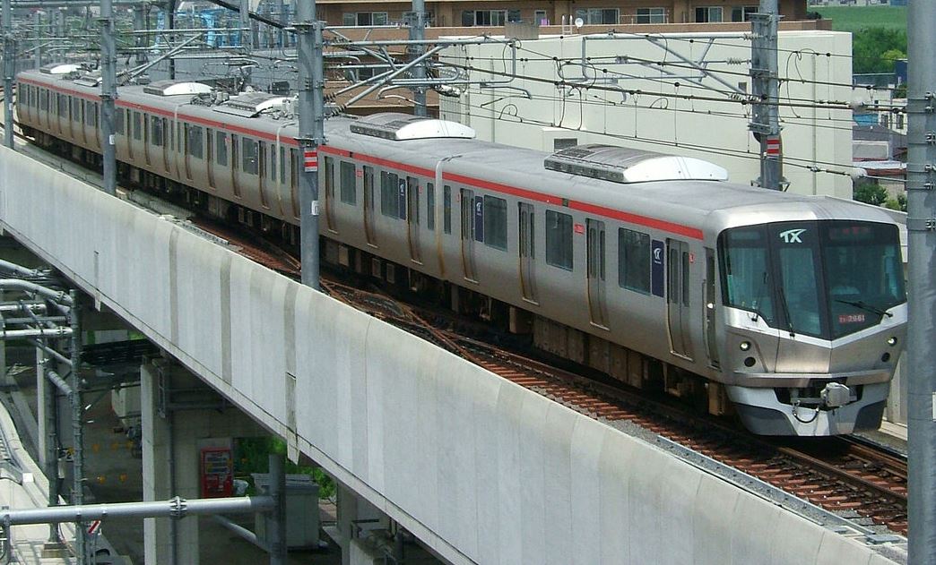 A Tsukuba Express egyik szerelvénye (fotó: Wikipedia.org)