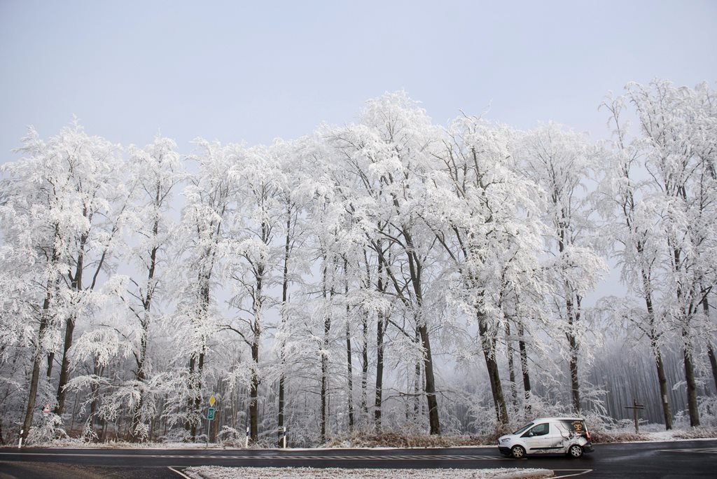 Tél a Mátrában (MTI Fotó: Komka Péter)