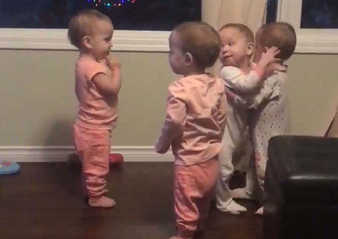 Ölelkező négyes ikrekről készült 2018 eddigi legcukibb videója