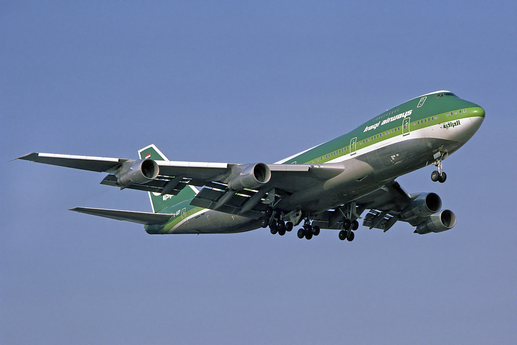 Az  Iraqi Airways egyik Boeing-747-ese (fotó: Wikipedia.org)