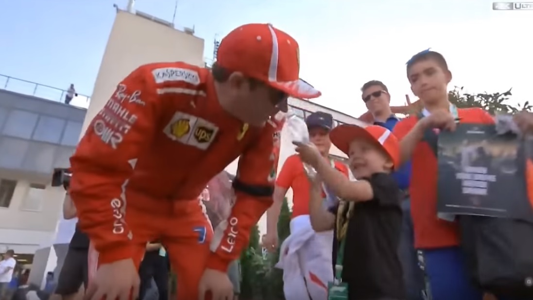 Kimi Räikkönen kisfia volt a Hungaroring sztárja – videó