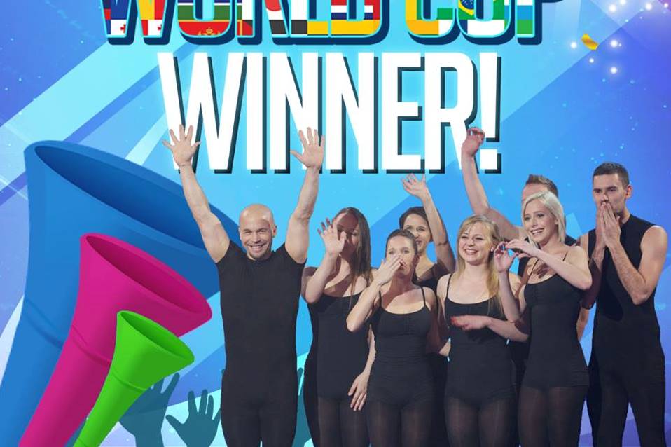 A győztes magyarr csapat (fotó: Facebook/Britain's Got Talent)