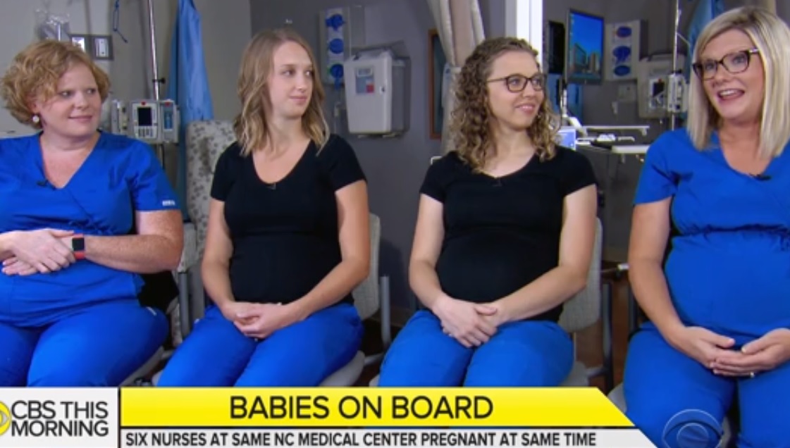 Egyszerre lett terhes hat ápoló ugyanarról az osztályról – videó