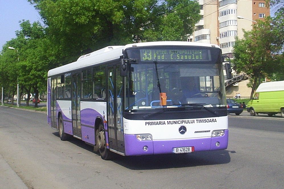 Egy helyi járatú autóbusz Temesváron (fotó: Wikipedia)